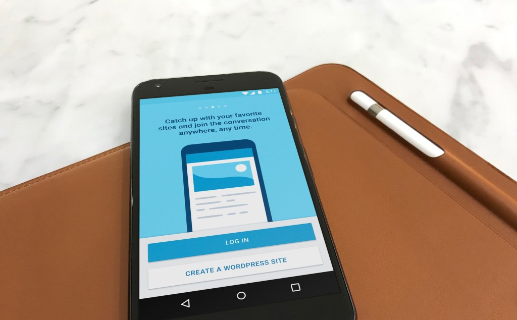 Designing Login for the WordPress apps