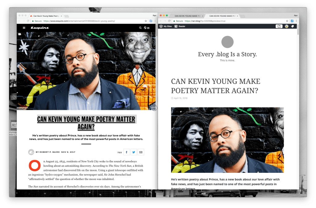 Composing a rich post with&nbsp;Gutenberg