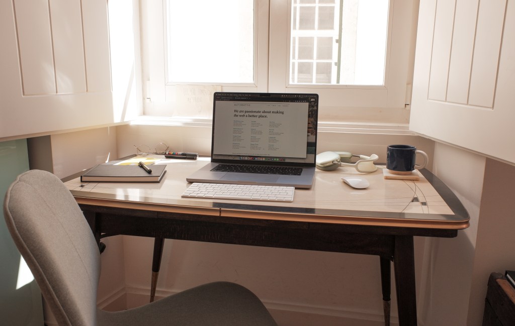 The many desks of a distributed design team