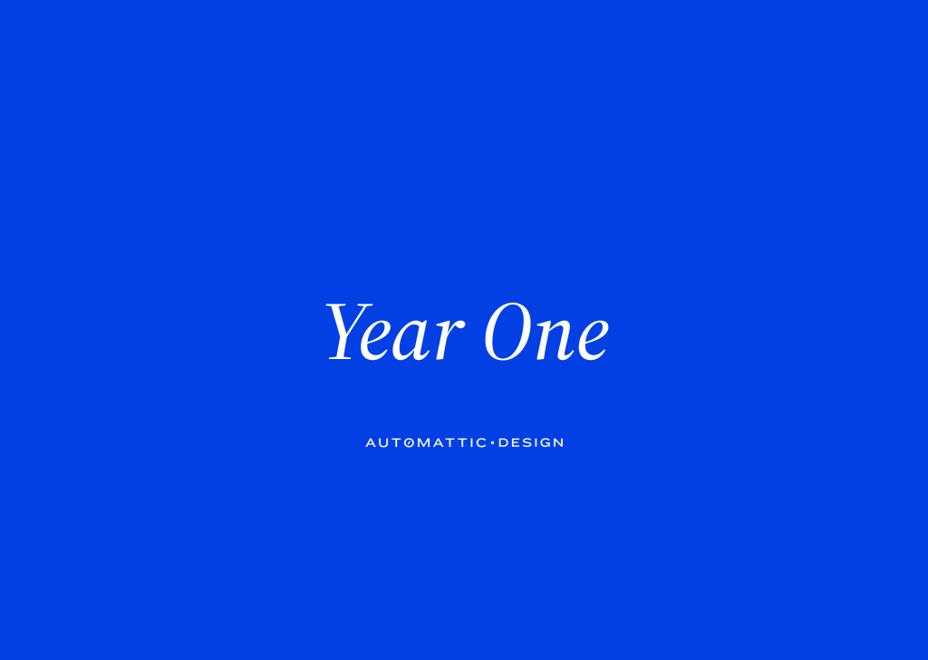 Year One at Automattic